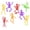 D, variant on Halloween Glitter Bunting Set, 3 Pcs Dancing Skeleton Banner Garland, Pre-assembled Hanging Decoration for Party Fireplace Window Doorway Indoor Decor