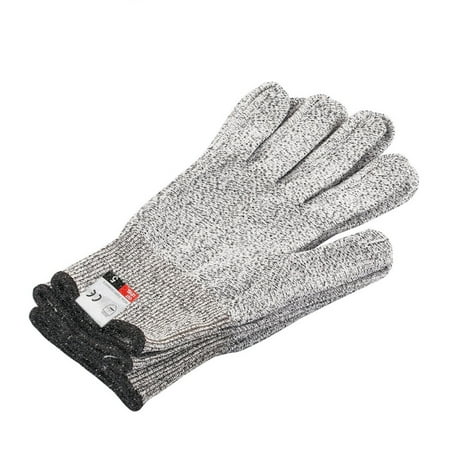 

tooloflife 1/3/5 Pairs of Cut Resistant Gloves Food Grade 5 Protection Cooking Cutting Carving Safety Gloves S/M/L/XL Grey