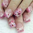 thumbnail image 1 of Uñas postizas cortas cuadradas GUAACCB de Press on Nails para San Valentín, 1 of 7
