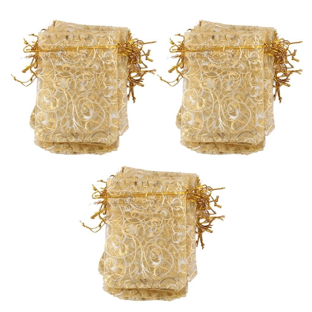 Jelry Pouch Samples Display Drawstring dding Party Festival Gift , 12cm X 9cm