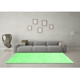 thumbnail image 3 of Ahgly Company Indoor Square Oriental Emerald Green Traditional Area Rugs, 4' Square, 3 of 4