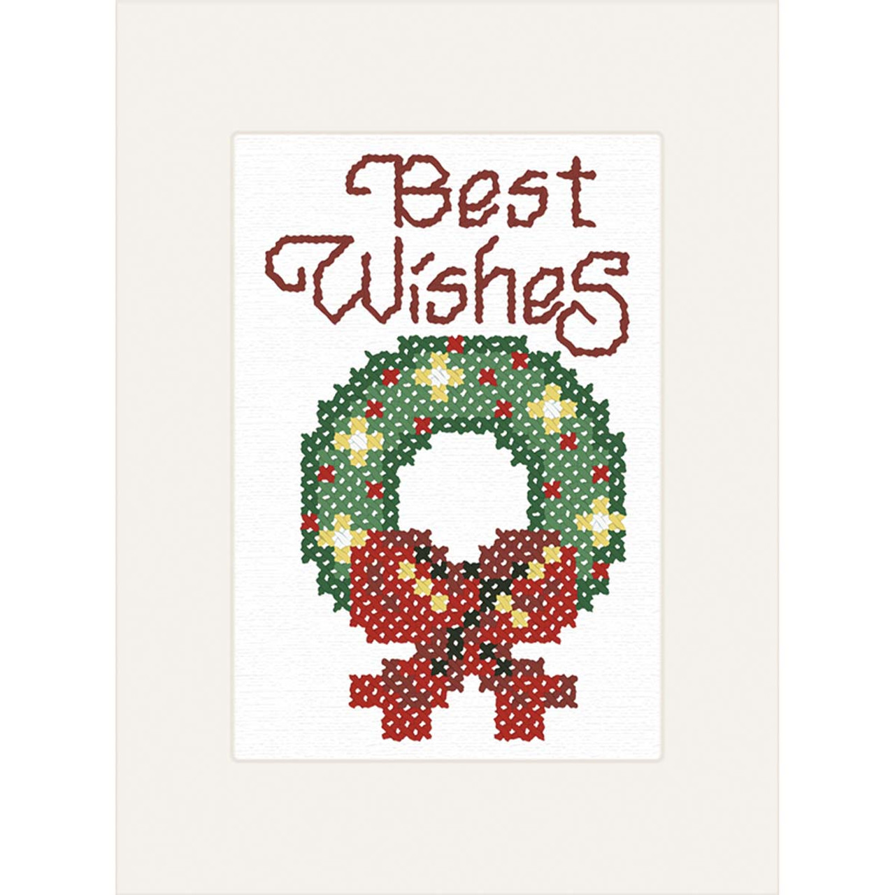 Herrschners® Christmas Greeting Cards Stamped Cross-Stitch Kit