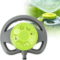 HIBIBUD 8 Pattern Turret Sprinkler,Multifunctional Circular Lawn Sprinkler Plastic Yard Sprinkler Large Area Coverage Water Sprinkler for Lawn Durable Garden Sprinkler Small Yard Water Sprinkler