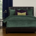 thumbnail image 2 of SIScovers Mixology Padma 6-piece Bed Cap Comforter Set with Sewn Corners Emerald California King 6 Piece Mid-Century Modern, 2 of 5