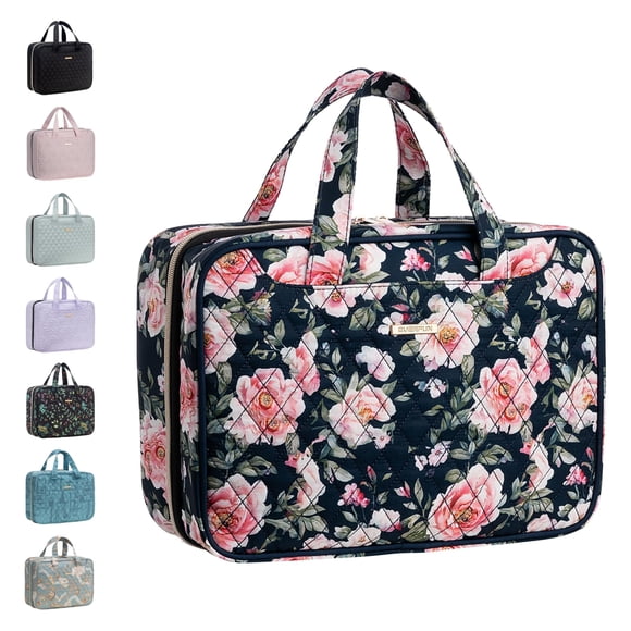 Neceser de viaje Everfun para mujer, colgante, con compartimentos