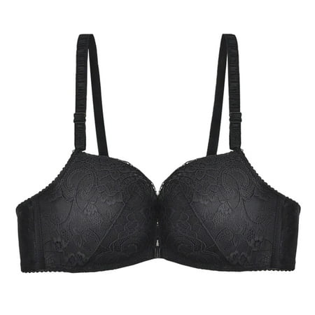 

Rumida Front Closure Bras Lace Underwear Bralette Breathable Push Up Brassiere Without Underwire