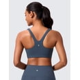 thumbnail image 2 of CRZ YOGA Butterlift Square Neck Sports Bras for Women Wireless Racerback Workout Yoga Top Non Padded, 2 of 5