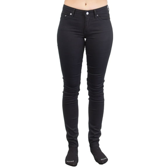 BLK DNM Women's Low Rise Jeans, Linden Black, 26x32