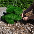 thumbnail image 5 of Nearly Natural 14in. UV Resistant Artificial Grass Garden Plush Topiary Bunny Rabbit (Indoor/Outdoor), 5 of 13