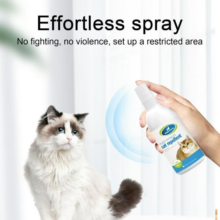 Xinqite 150ml Indoor and Outdoor Long Term Cat Drive Away Spray Household Plant Extracts Restricted Area Cat Repellent Odor Expulsion Prevent Cat