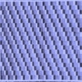 thumbnail image 1 of Ahgly Company Machine Washable Indoor Square Checkered Blue Modern Area Rugs, 3' Square, 1 of 4