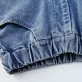 thumbnail image 5 of ZACPNCV Teen Youth Casual Wide Leg Jean Pants for Girls Put On Denim Pants Bow Embroidery Trouser Girl Clothing Blue 7-9 Years, 5 of 9