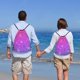 thumbnail image 5 of Fotbe Pink Purple Glitter Bolsa Mochila con Cordón Estampada, Bolsa de Gimnasio Deportiva, Bolsa Cinch, Bolsa con Cordón para Hombres y Mujeres-Medium, 5 of 6