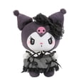 thumbnail image 3 of Sanrios Black Kuromi Mymelody Plush Stuffed Dolls Kawaii Cartoon Sofa Cushion Pillow Dark Gothic Lace Toy Birthday Gift For Girl, 3 of 5