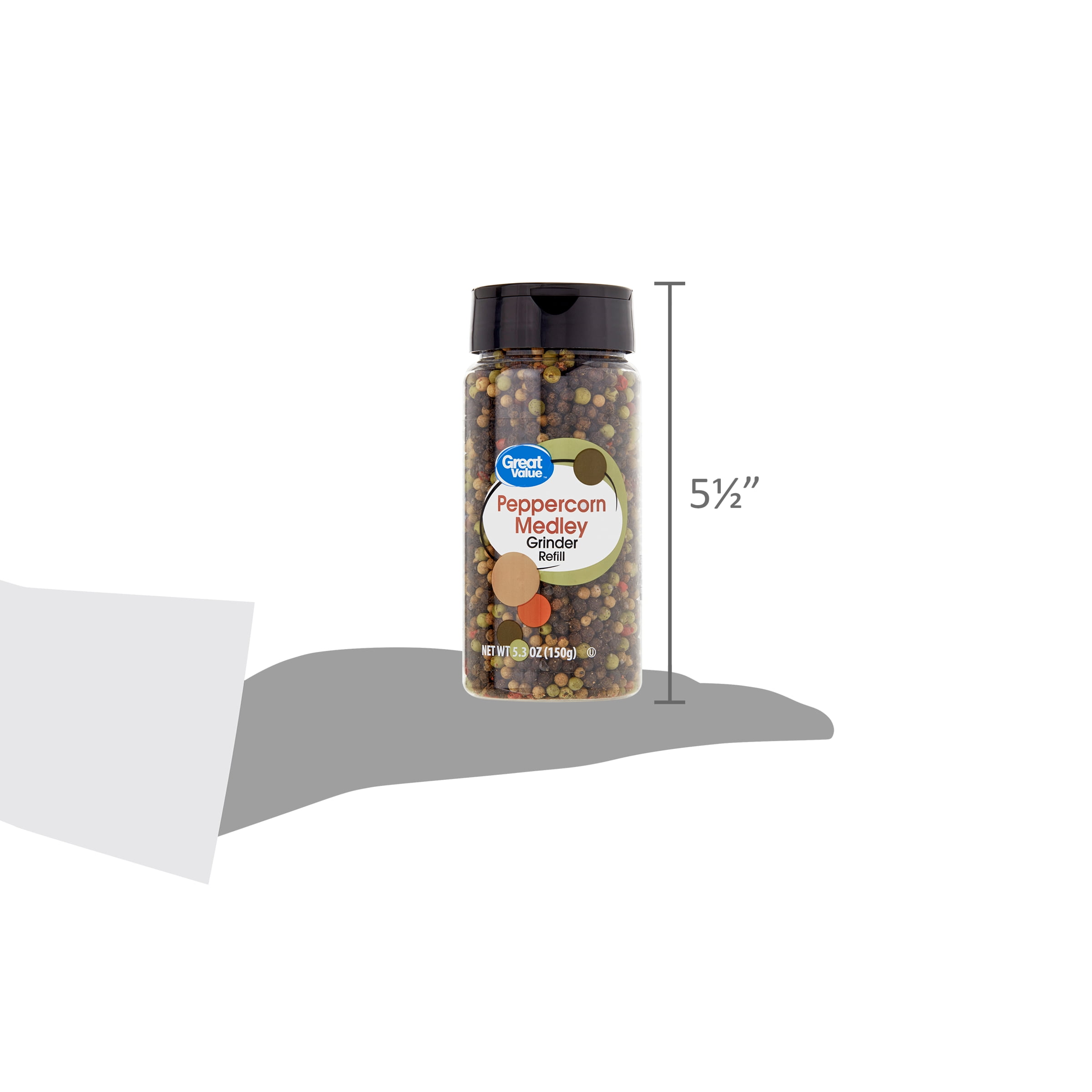 NEW TWO (2) McCormick Peppercorn Medley Grinders - 0.85 oz each