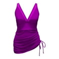 thumbnail image 5 of Women Swim Dress Swimsuits Slimming Mesh Sheer Sarong Wraps Bathing Suit, 5 of 5