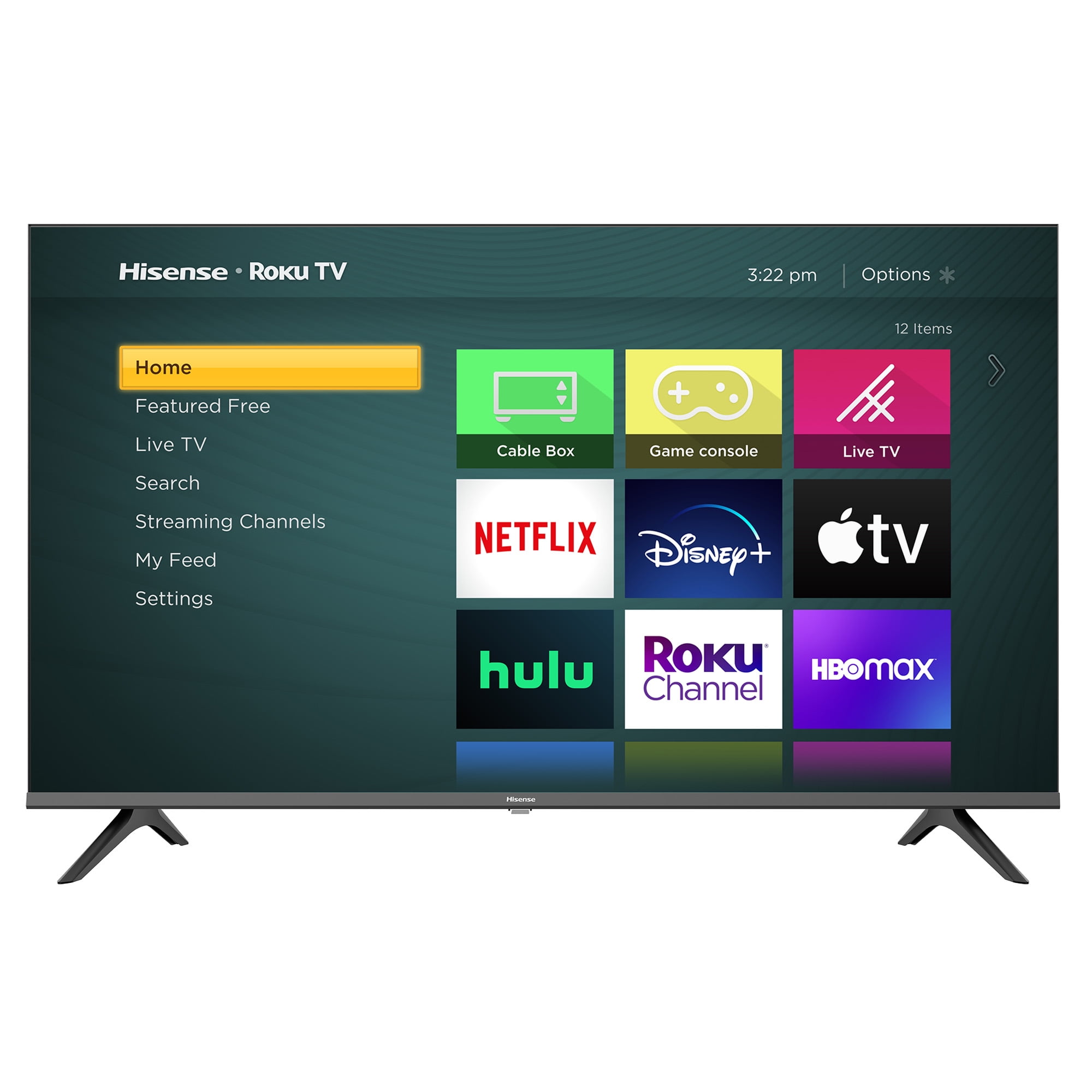 Hisense 32 Inch Smart TV Full HD Wall Mount LED Television Slim Wifi Internet Freeview 7427107862820 