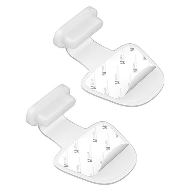Puerto Carga Silicona Tapón Antipolvo Tapa Antipérdida (2x para IOS Transparente)