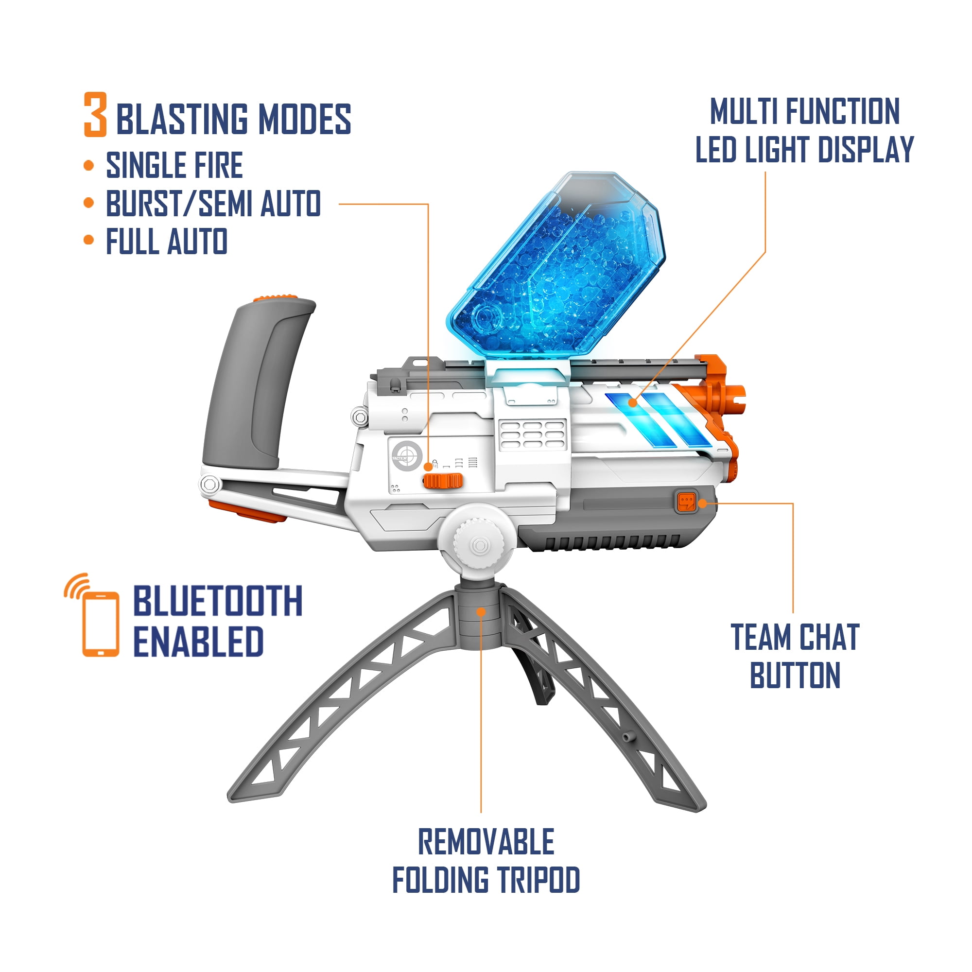 Faction Sentinel Turret Gel Bead Blaster w/ Smart Beacon