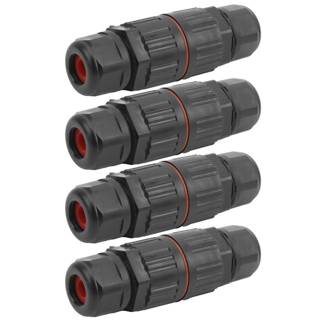 3Pin Waterproof Connector, Threaded Connection Pipe Waterproof Terminal Block For Outdoor Waterproof Equipment For Street Lights For Garden Lights