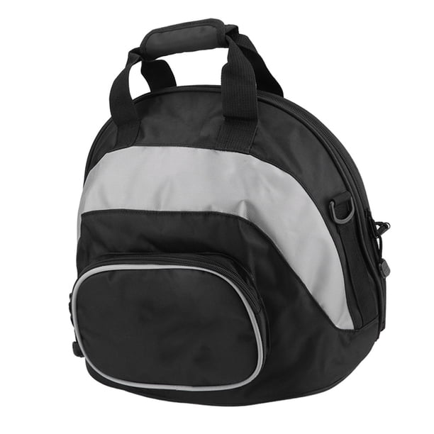 Mochila Para Casco De Motocicleta, Equipaje Portátil Impermeable Para Actividades Al Aire Libre, Gris Y Negro