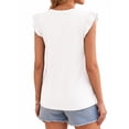 thumbnail image 3 of MOYIKO Womens Tank Tops Crew Neck Short Sleeve Summer Shirts Babydoll Peplum Tops Dressy Casual Blouses, 3 of 7