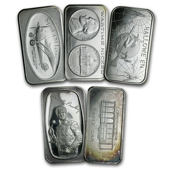 1 oz Silver Art Bar - Random Design