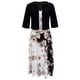 thumbnail image 3 of WILLBEST Vestidos Casuales para Mujer Fiesta Vestido Informal sin Mangas con Estampado Floral y Manga Corta para Mujer, Conjunto de Dos Piezas de Corte Regular de Verano Grande, 3 of 3