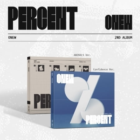 Onew - Percent - Digipack Version - Random Cover - incl. Scratch Card, Photobook, Photocard   More - Music & Performance - CD