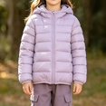 thumbnail image 2 of ITSAME Girls Quilted Puffer Jacket (0-15) Full Zip Hooded Long Sleeve Lightweight Winter Warm Coat with Pockets Size 9, 2 of 8