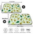 thumbnail image 3 of Kdxio Cartoon Fruit Print Windshield Sun Shade,UV Rays and Sun Heat Protection,Sunshade for Car Windshield,Car Shade Front Windshield - Medium, 3 of 6
