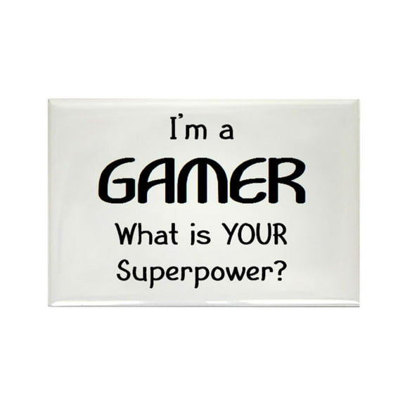 CafePress - Gamer - Rectangle Magnet, 2"x3" Refrigerator Magnet