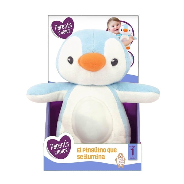 Pingüino con luz y sonido Parent's Choice Con canciones relajantes