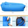 thumbnail image 2 of Tumbona inflable, sofá inflable portátil, sofá de aire, para acampar, vacaciones, senderismo JFHHH pequeña, 2 of 5