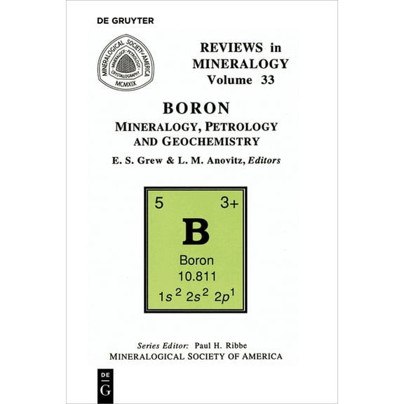 Reviews in Mineralogy & Geochemistry Boron, Book 33, (Paperback)