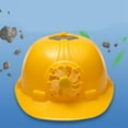 thumbnail image 2 of Front Cooling Solar Powered Helmet With Fan For Construction Site, Breathable Sun Shading, 2 of 8