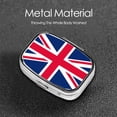 thumbnail image 5 of Union Jacks Flag Small Pill Case For Pockets & Purses 2 Compartment Travel Medicine Organizer, 5 of 5