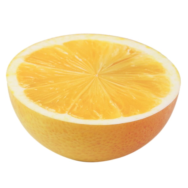 Juguete de simulación de fruta con cremallera: material elástico, se infla lentamente, antiestrés, para niños/adultos, rehabilitación de dedos/juguete antiestrés