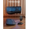 thumbnail image 5 of Ergonomic Wireless Keyboard and Mouse Combo, 4000mAh Rechargeable Backlit Keyboard with Lambskin Wrist Rest, Wave Keys, 10M Keystroke, USB-A/C Plug & Play for Windows Mac Chrome OS, 5 of 9