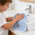 thumbnail image 5 of FEOLGEHLY 1 Pcs Cute Hand Towels for Kids, 10x20 inch Soft Bath Hand Towels, Quicker to Dry, Lightweight and Highly Absorbent Face Towels for Bathroom Kitchen Travel, Blue, 5 of 7