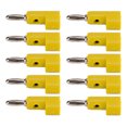thumbnail image 4 of Conector Banana 4 Mm Conector Banana Tornillo Abierto Conectores Banana 10 Piezas / Juego 4 Mm Conector Banana Sin Soldadura Tornillo Abierto Apilable 30 V CA-60 V CC Máximo 24 A, 4 of 8