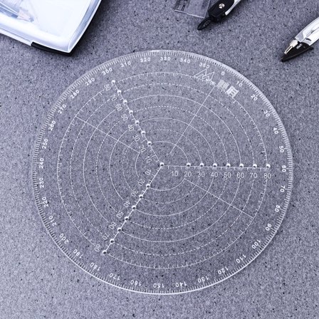 LOLIPPYY 1Set Round White Wood Marking Tool Woodworking Centering Tool 19X7.5in Thickened Design for Diy Crafts