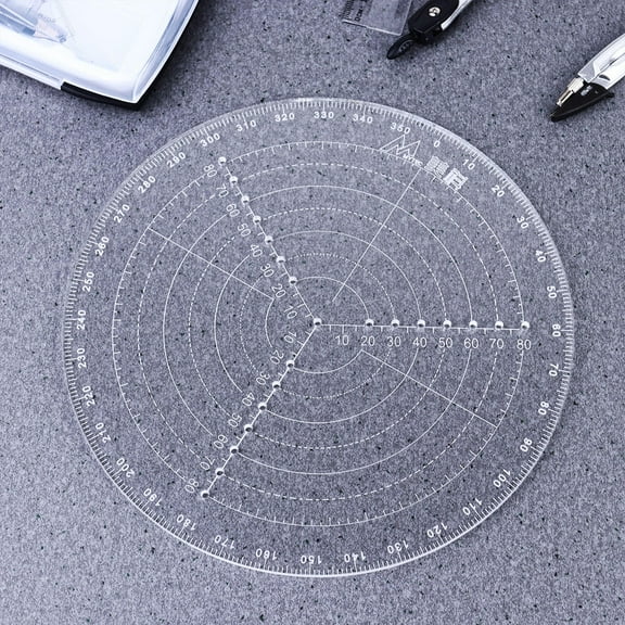 LOLIPPYY 1Set Round White Wood Marking Tool Woodworking Centering Tool 19X7.5in Thickened Design for Diy Crafts