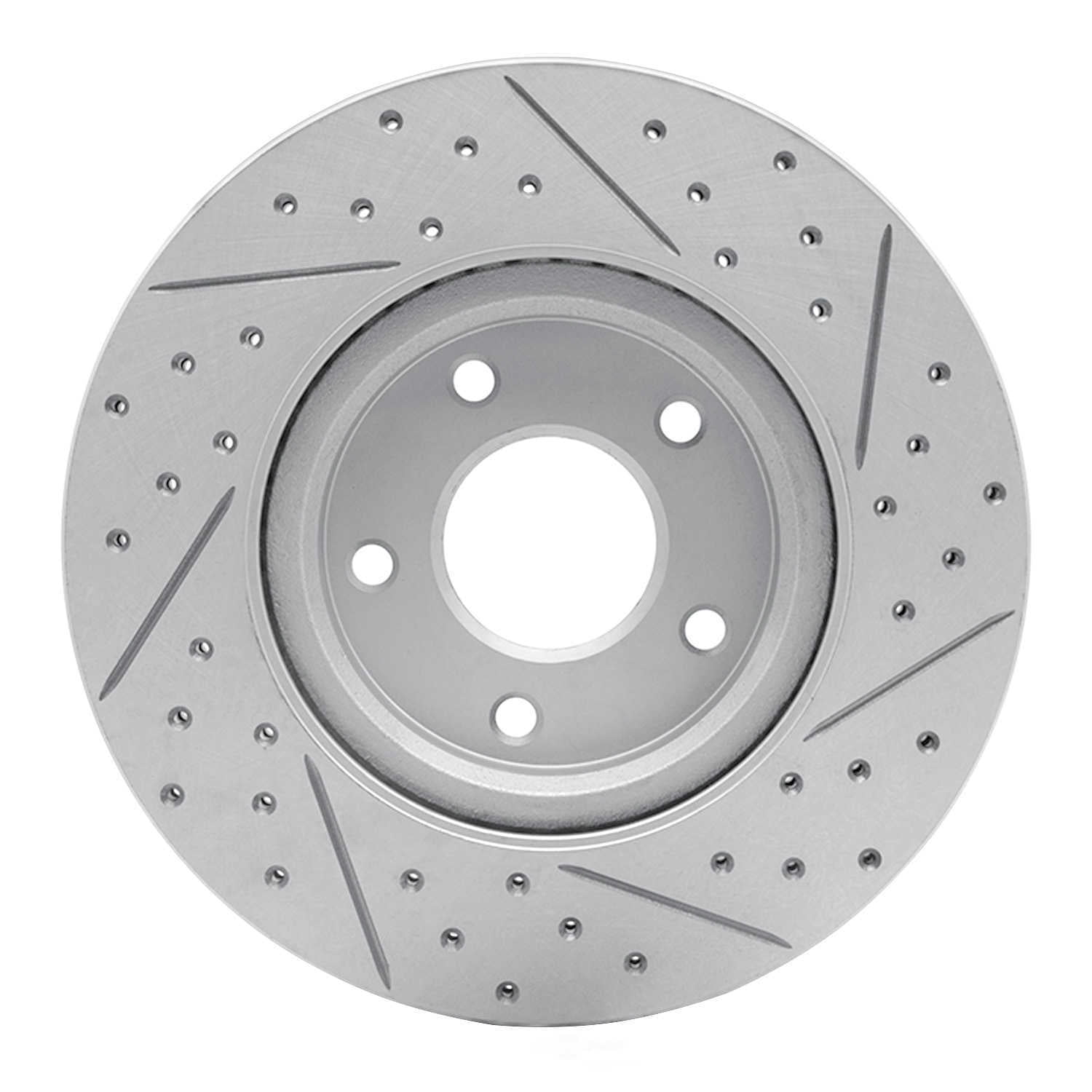 Dynamic Friction Company 830-67066L DFC Geoperformance Rotor - Drilled and Slotted