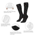 thumbnail image 6 of Lsque Hawaiian Style Printed Crew Socks Men's Women's LightWeight Thin Casual Calf Socks ,Knee High Socks,Cotton Socks, 6 of 9