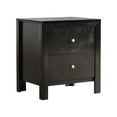 thumbnail image 3 of Glory Furniture Burlington 2 Drawer Nightstand in Black, 3 of 8