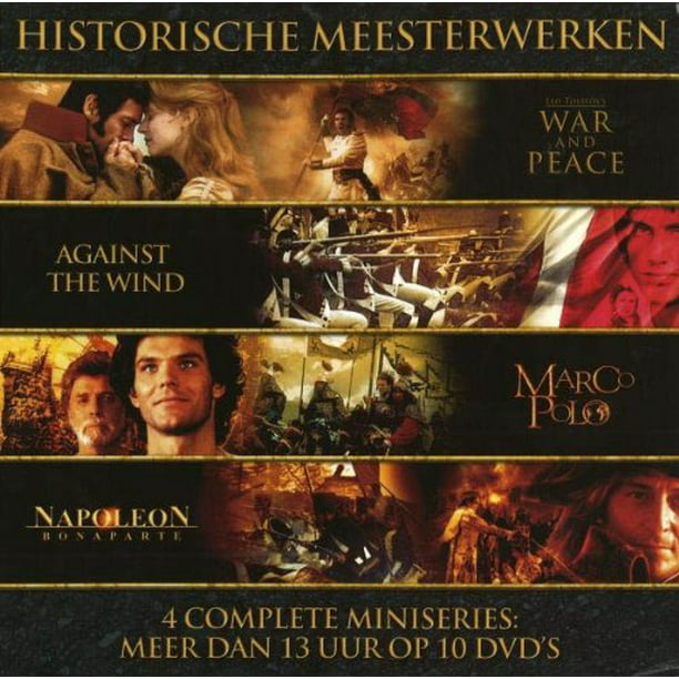zuurstof jukbeen Coördineren Historical Masterpieces Collection (4 Complete Mini-Series) - 10-DVD Box  Set ( War and Peace / Against the Wind / Marco Polo / Napoleon ) ( Guerre e  [ NON-USA FORMAT, PAL, Reg.2 Import - Netherlands ] - Walmart.com
