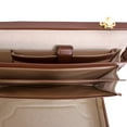 thumbnail image 2 of Lawson Leather Attache Case - Brown, 2 of 5