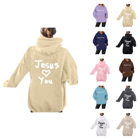 Cropped Hoodie Womens Sweatshirt Oversized Women Lightweight Casual Women s Fashion Print Cute Pullover With Pocket Comfortable Soft For Daily Wear In Fall Winter