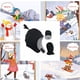 thumbnail image 2 of Male 2 unids/set Otoño Invierno niños gorro de lana guantes conjunto niños bebé gorros y guantes calientes, 2 of 5